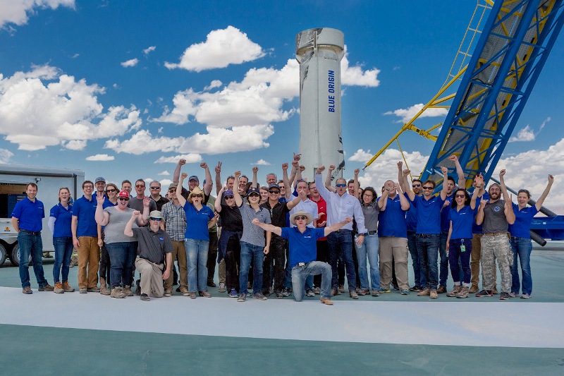 Blue Origin has successfully launched and then landed its New Shepard rocket 